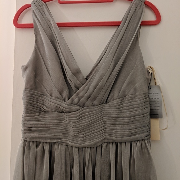 Monique Lhuillier Bridesmaids Dresses & Skirts - Grey Bridesmaid Dress